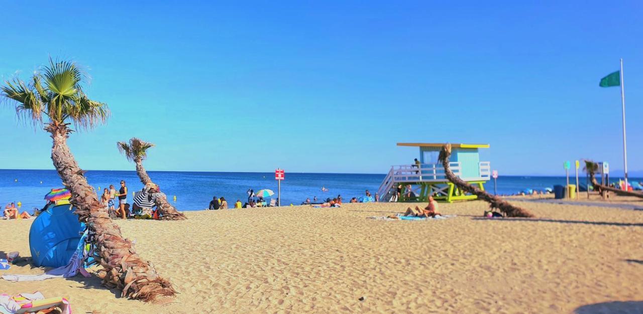 1Ere Ligne Mer Piscine Parking Gratuit Ле-Баркарес Екстер'єр фото